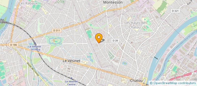 localisation de l'entreprise CHANTOU  CHATOU