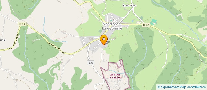 localisation de l'entreprise CHANTRAINE  MONTREDON-LABESSONNIE