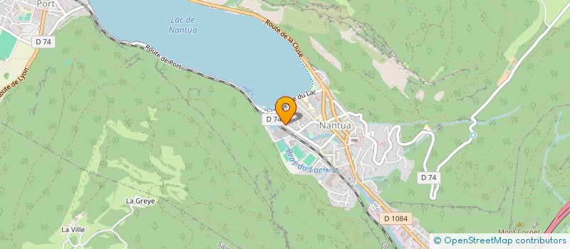 localisation de l'entreprise CHANTRAN ARCHITECTEUR  NANTUA