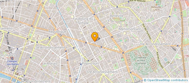 localisation de l'entreprise CHANTREA  PARIS