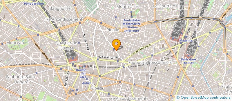 localisation de l'entreprise CHANTREUX à PARIS