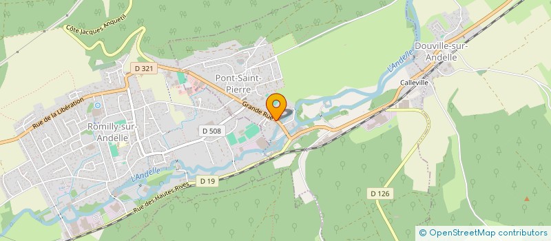 localisation de l'entreprise CHANTS DE L'EURE  PONT-SAINT-PIERRE