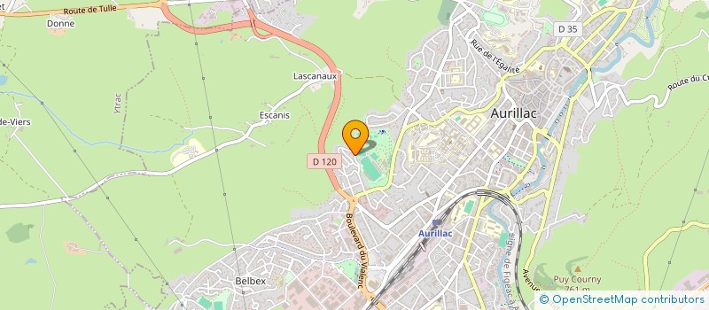 localisation de l'entreprise CHANTS DU CANTAL à AURILLAC