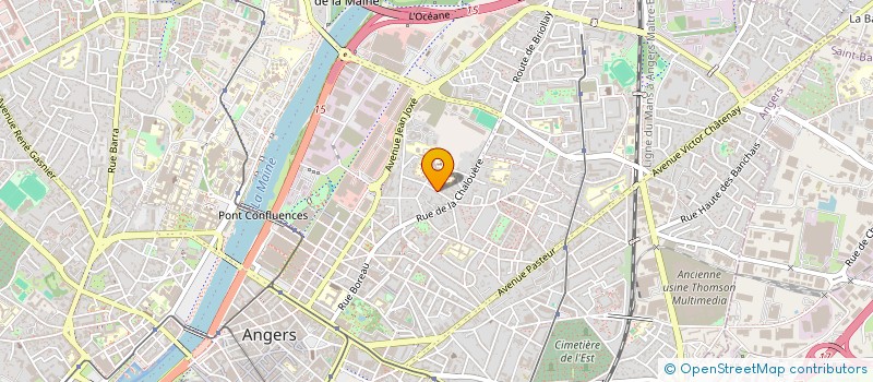localisation de l'entreprise ' CHANTS EN SCENE ' à ANGERS