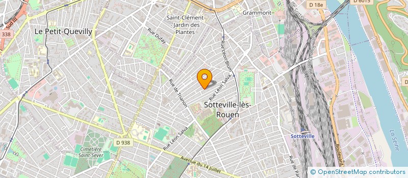 localisation de l'entreprise CHANTS MELES  SOTTEVILLE-LES-ROUEN