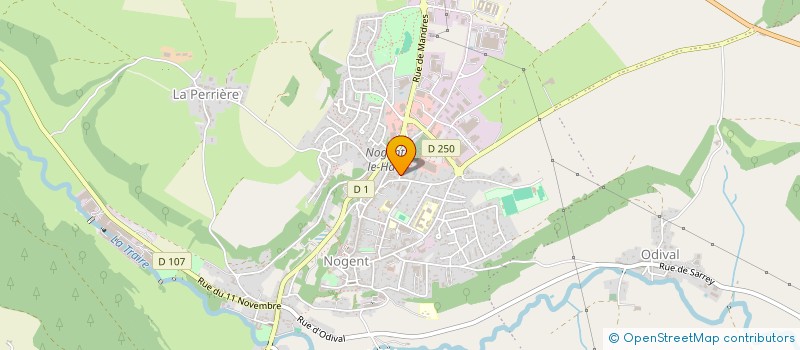 localisation de l'entreprise CHANTS SONS 52 à NOGENT