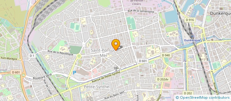 localisation de l'entreprise CHANTYMILA à DUNKERQUE