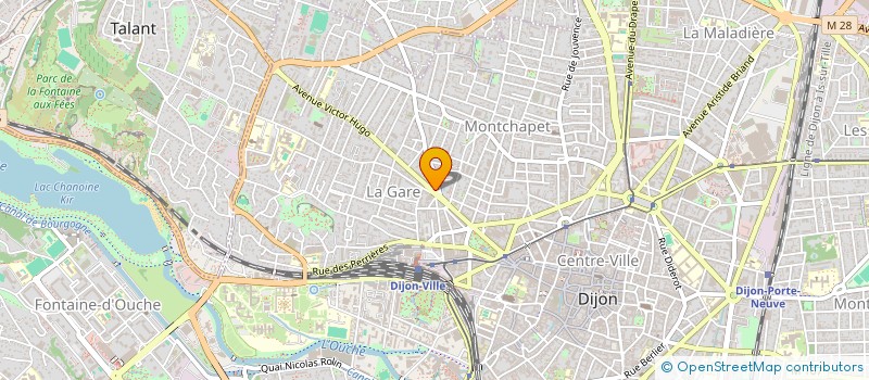 localisation de l'entreprise CHANUSSOT-LACHAT à DIJON