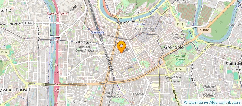 localisation de l'entreprise CHANUSSOT-LOUVEL à GRENOBLE