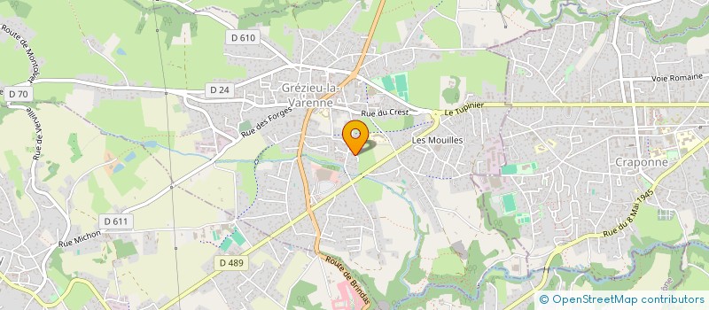 localisation de l'entreprise CHANUSSOT R ET CHARDON MARC  GREZIEU-LA-VARENNE