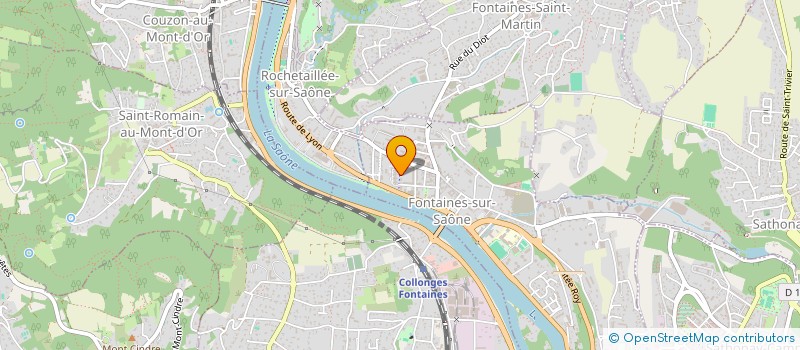 localisation de l'entreprise CHANUT CAPITAL HOLDINGS  FONTAINES SUR SAONE