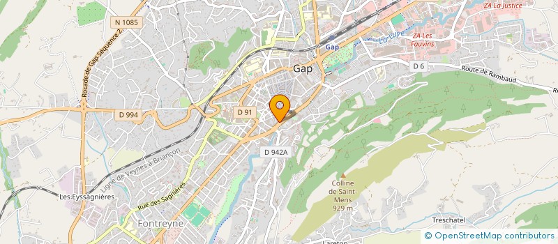 localisation de l'entreprise CHANVIN à GAP