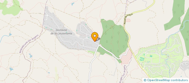 localisation de l'entreprise CHANY IMMO  PUGET-SUR-ARGENS