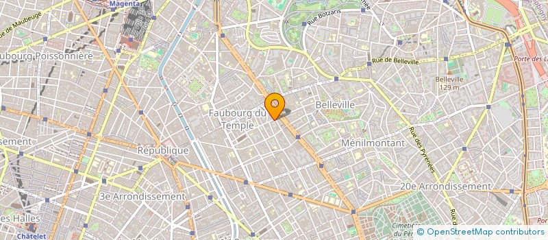 localisation de l'entreprise CHANZY  PARIS