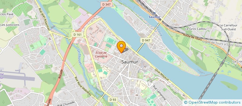 localisation de l'entreprise CHANZY  SAUMUR