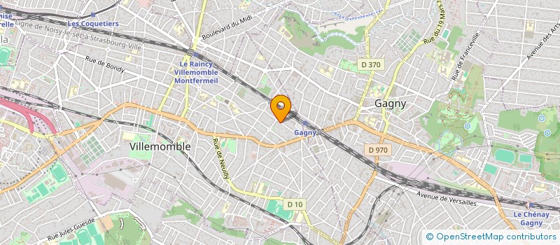 localisation de l'entreprise CHANZY.CHT à VILLEMOMBLE