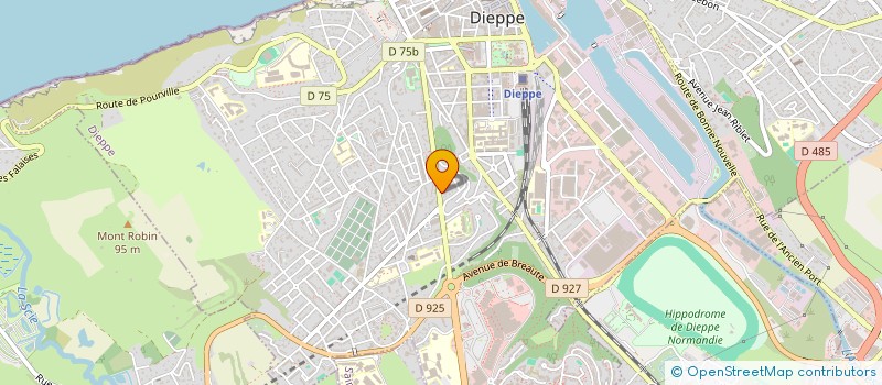 localisation de l'entreprise CHANZY IMMOBILIER  DIEPPE