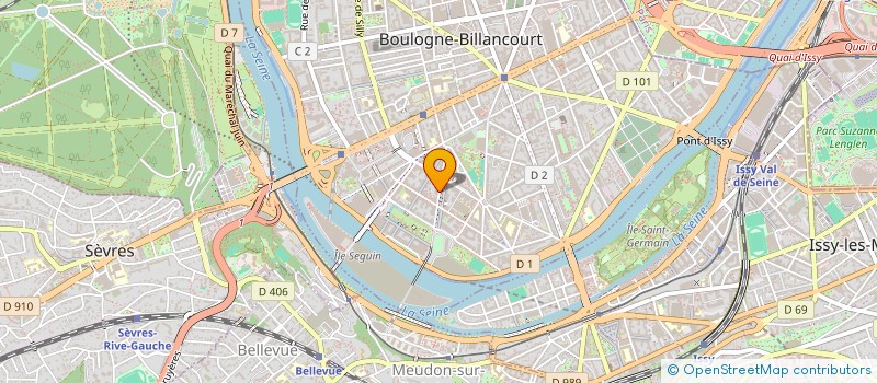 localisation de l'entreprise CHAO JONATHAN à BOULOGNE-BILLANCOURT