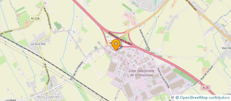 localisation de l'entreprise CHAON INVEST  LA CHAPELLE-D'ARMENTIERES