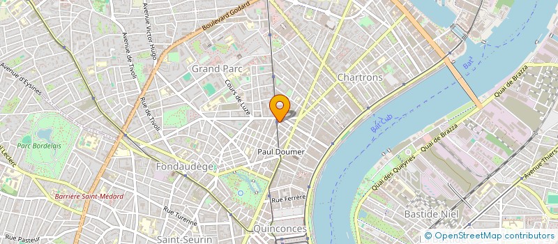 localisation de l'entreprise CHAOS CONTEMPORAIN  BORDEAUX