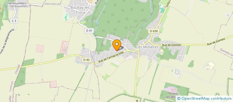 localisation de l'entreprise CHAOULLI CONSEIL  LES MOLIERES