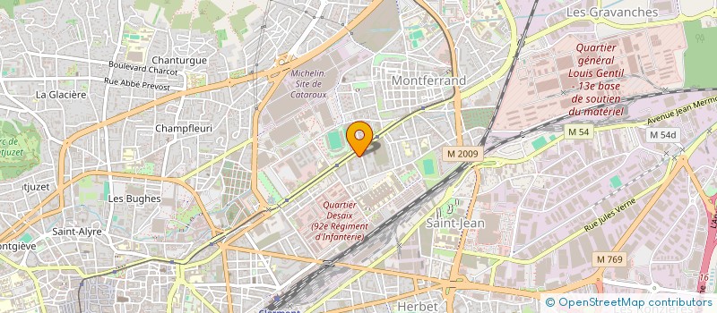 localisation de l'entreprise CHAOUNI DUDEBOUT  CLERMONT-FERRAND