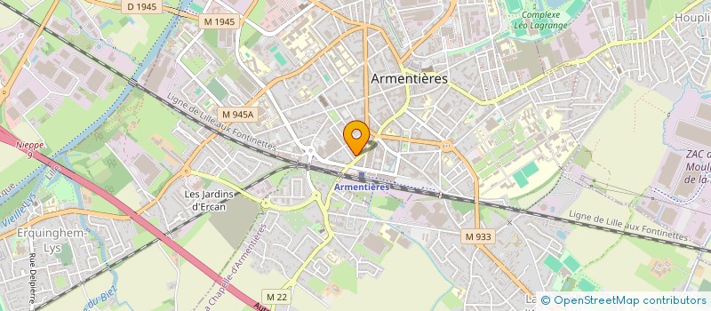 localisation de l'entreprise CHAP  ARMENTIERES