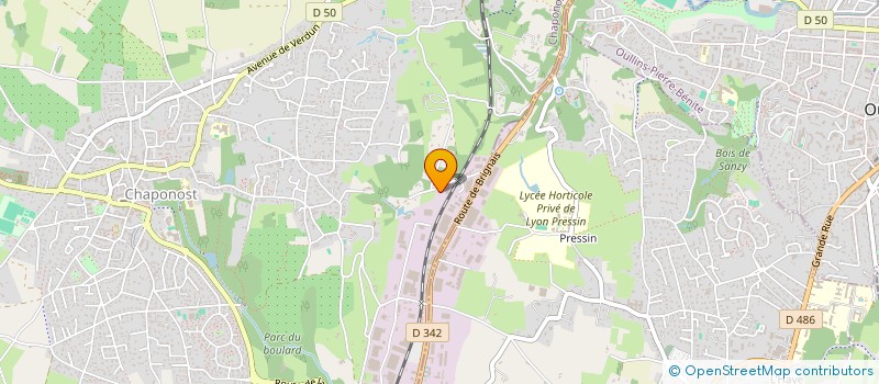 localisation de l'entreprise CHAP A CHAP  CHAPONOST