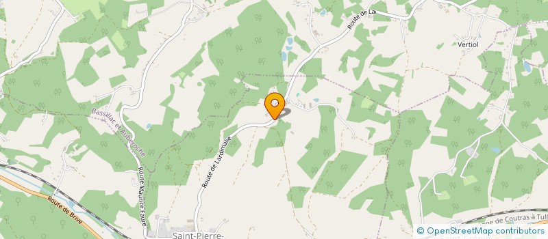 localisation de l'entreprise CHAP.DEBARDAGE FORESTIER  LA DOUZE