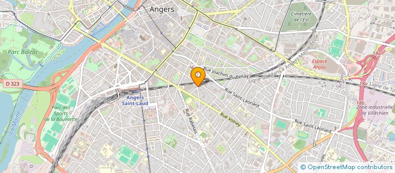 localisation de l'entreprise CHAP'PAYS à ANGERS