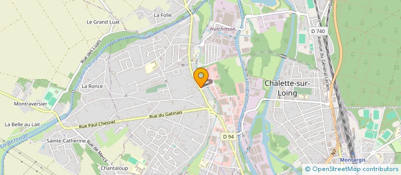 localisation de l'entreprise CHAP POUR TOUS à CHALETTE-SUR-LOING