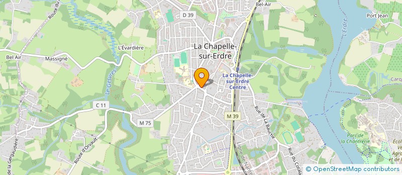 localisation de l'entreprise CHAP'SMILE  LA CHAPELLE-SUR-ERDRE