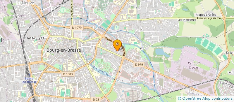 localisation de l'entreprise CHAPACDA à BOURG-EN-BRESSE