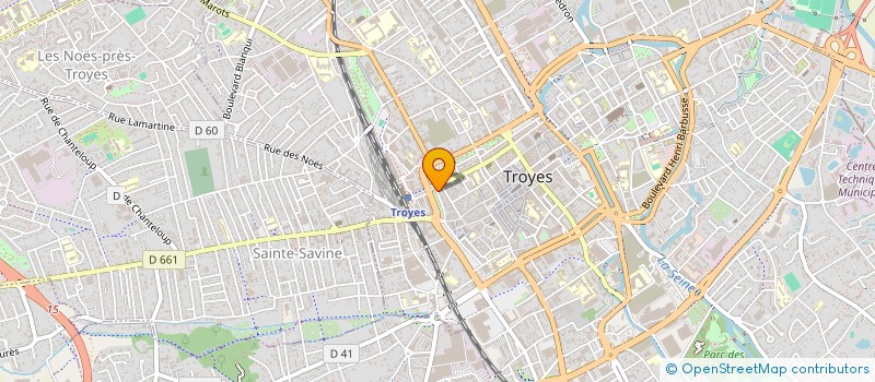 localisation de l'entreprise CHAPAIN DISCO  TROYES