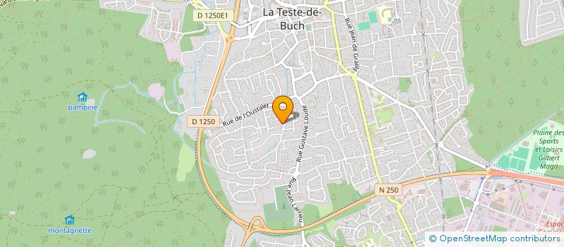 localisation de l'entreprise CHAPALAIN à LA TESTE-DE-BUCH