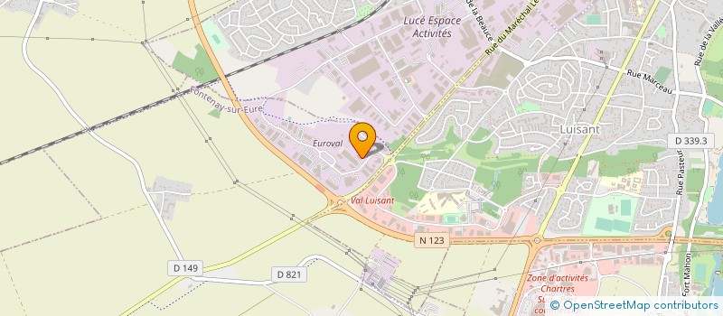 localisation de l'entreprise CHAPANHY APPLICATIONS à FONTENAY-SUR-EURE