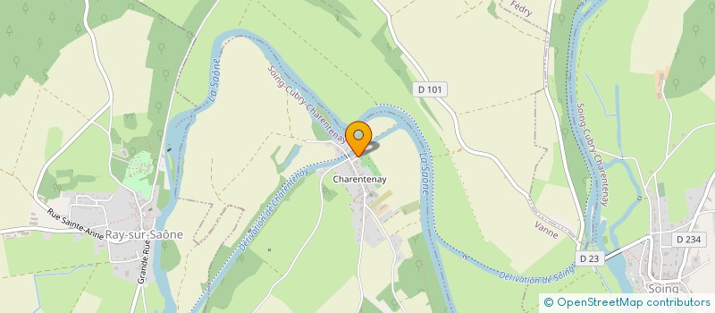 localisation de l'entreprise CHAPAQUEROT  SOING-CUBRY-CHARENTENAY