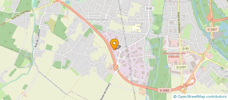 localisation de l'entreprise CHAPAT ENERGIE à VILLEMANDEUR