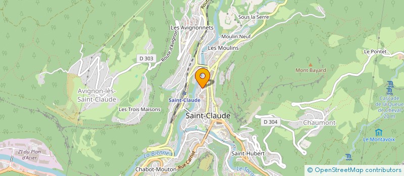 localisation de l'entreprise CHAPAU à SAINT-CLAUDE