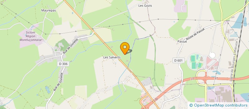 localisation de l'entreprise CHAPAU à DOMERAT
