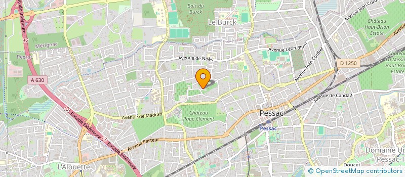 localisation de l'entreprise CHAPAUVER  PESSAC