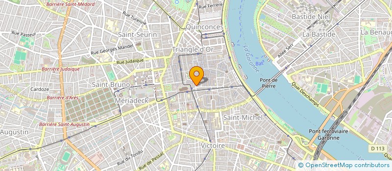 localisation de l'entreprise CHAPAVEYRE LHEUREUX ARQUES à BORDEAUX