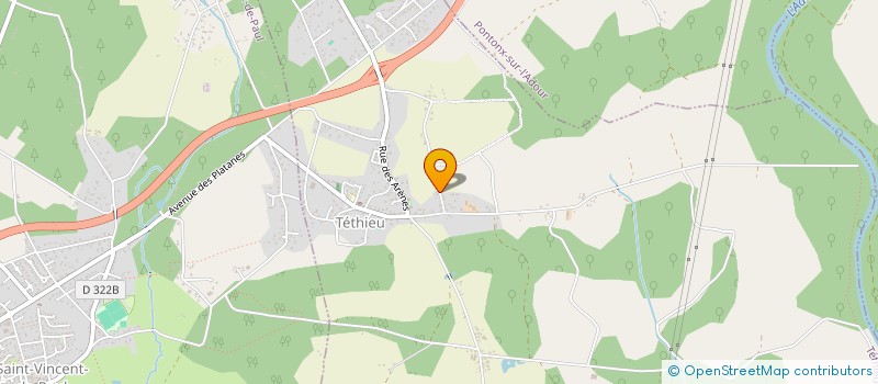 localisation de l'entreprise CHAPE 6440  TETHIEU