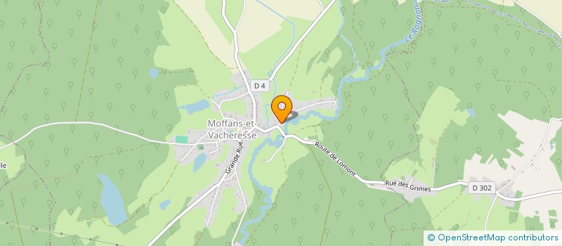 localisation de l'entreprise CHAPE 70  LA COTE