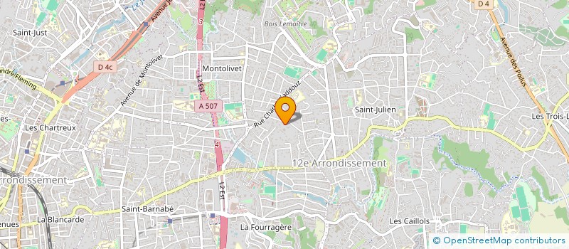 localisation de l'entreprise CHAPE à MARSEILLE 12EME