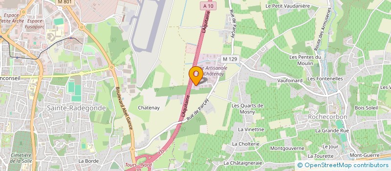 localisation de l'entreprise CHAPE IMMO CONFORT à ROCHECORBON