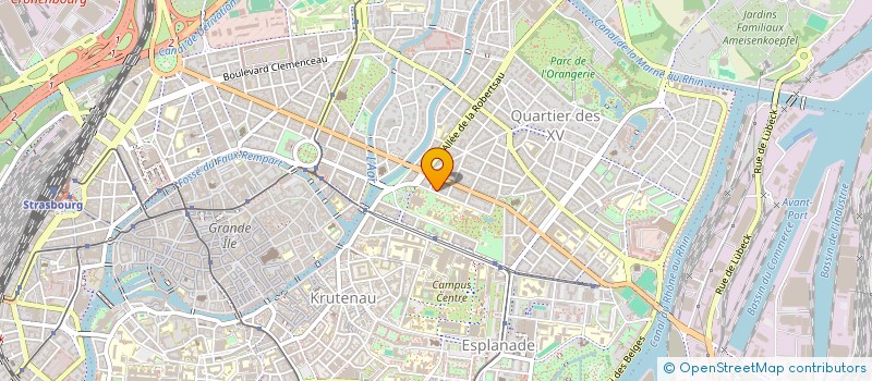 localisation de l'entreprise CHAPEAU CLAQUE à STRASBOURG