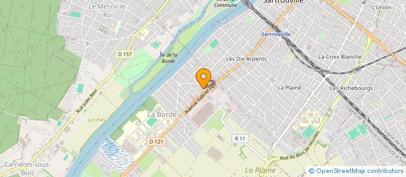 localisation de l'entreprise CHAPEAU PALAISEAU  MONTESSON