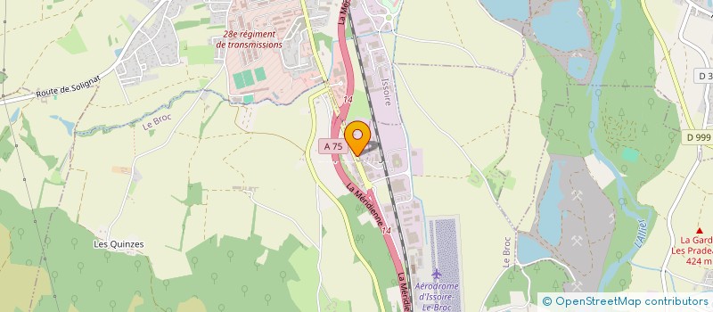 localisation de l'entreprise CHAPEAU ROUGE  ISSOIRE