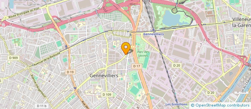 localisation de l'entreprise CHAPECO à GENNEVILLIERS